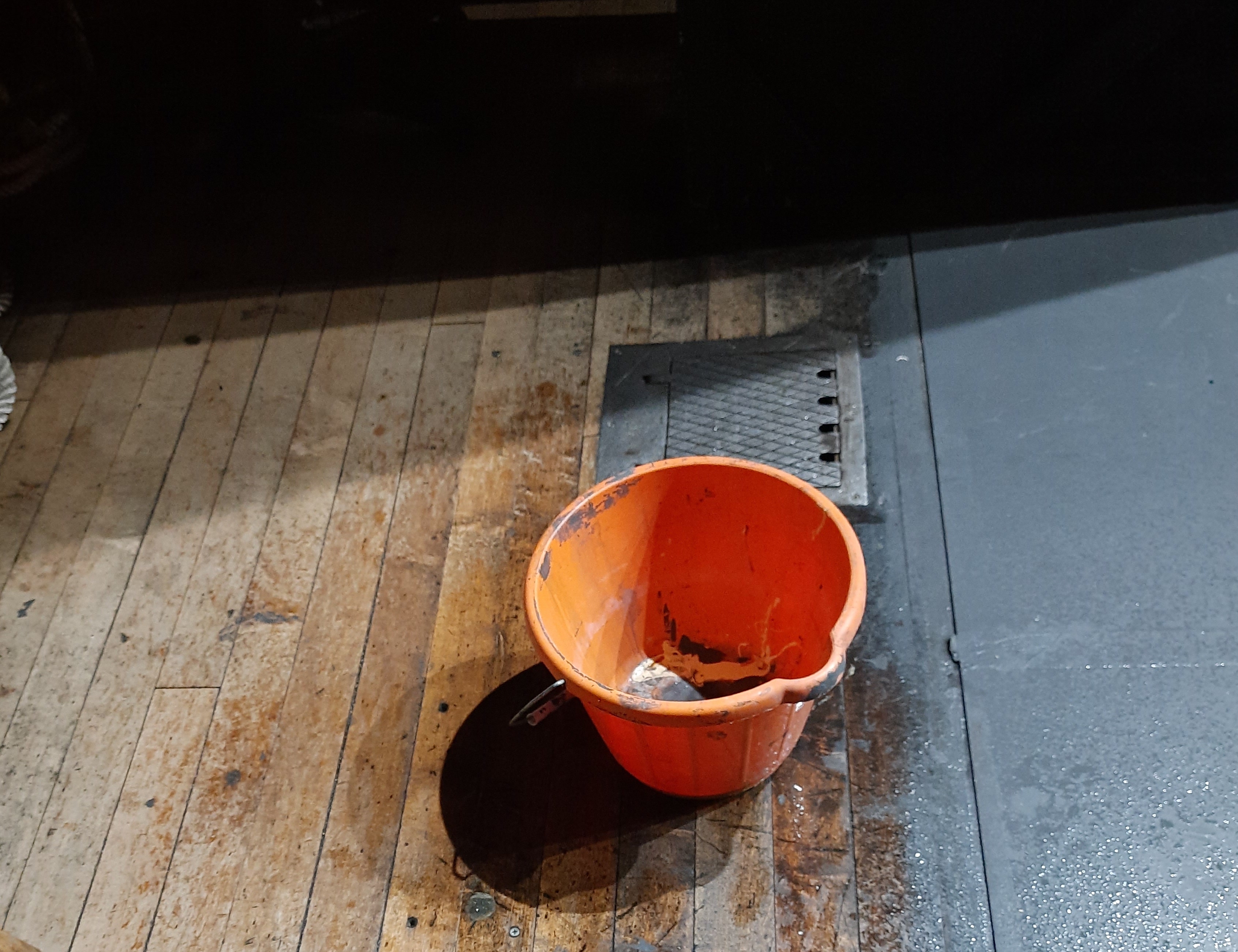 The stage is set, but it's also wet!